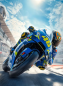 Preview: Diamond Painting Motorradrennen Valentino Rossi